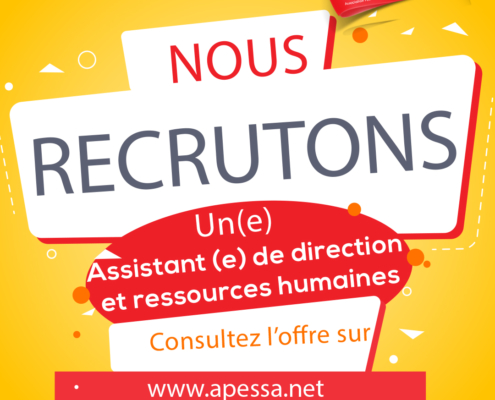 Recrutement ADRH APESSA